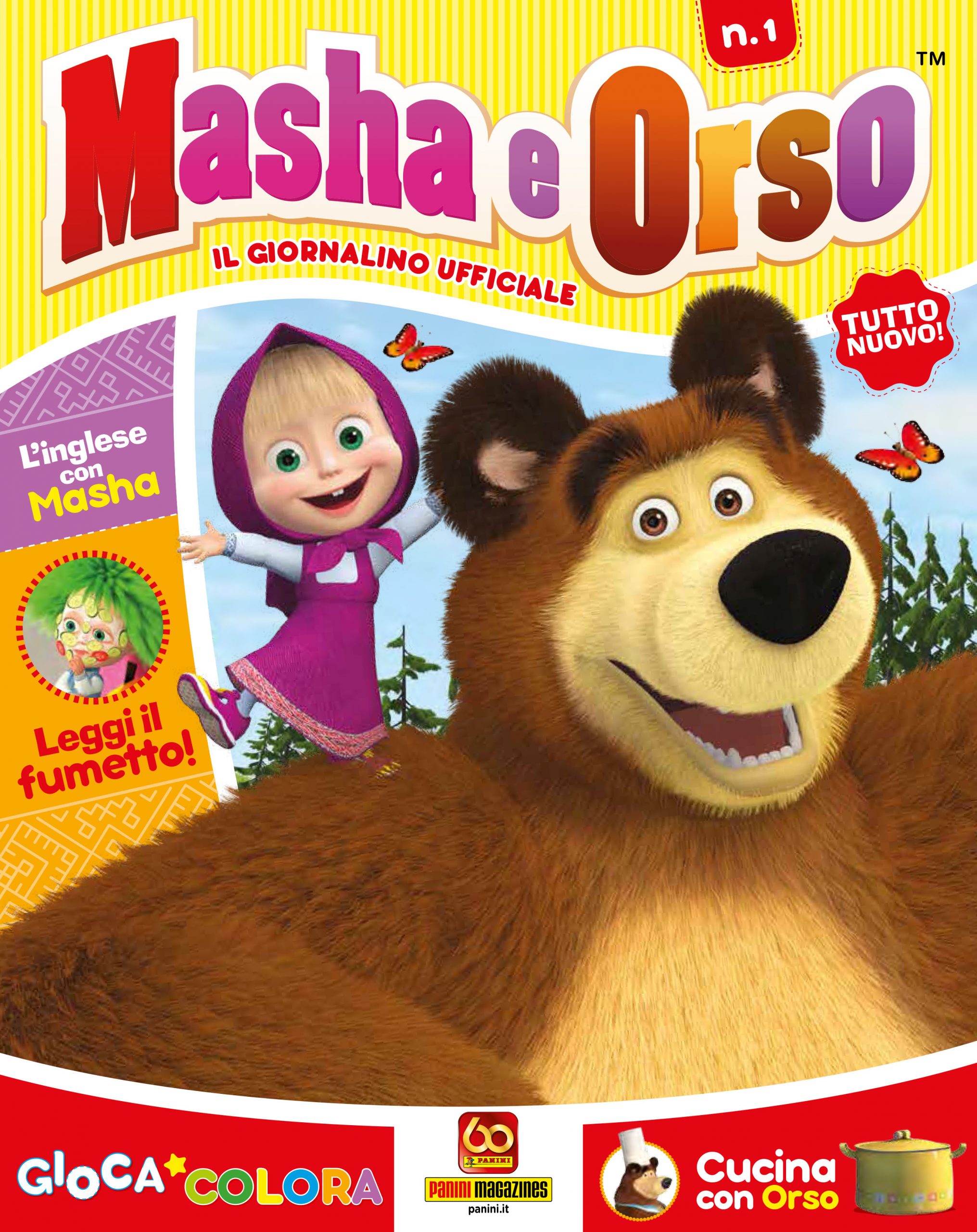 Arriva in edicola MASHA E ORSO